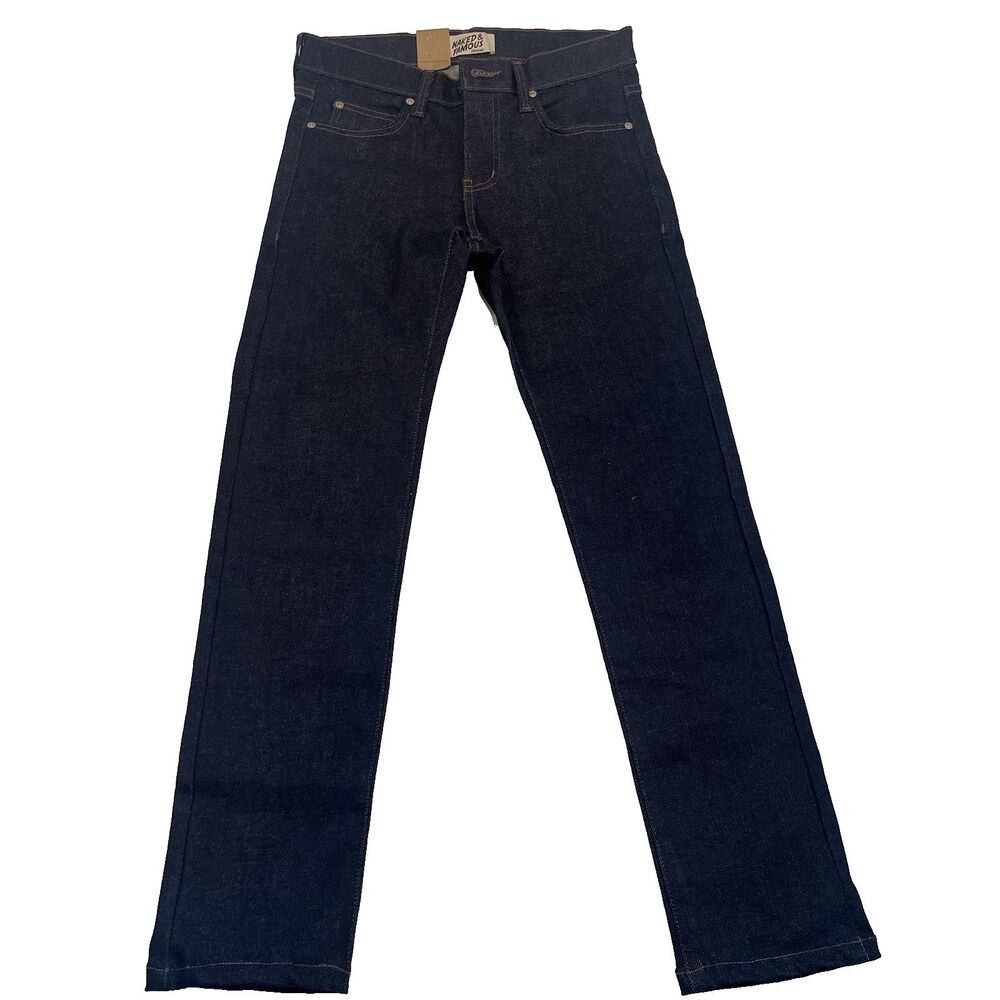 Naked & Famous Jeans Size 28 Super Guy Denim Reg Rise Skinny Leg Made In Canada
